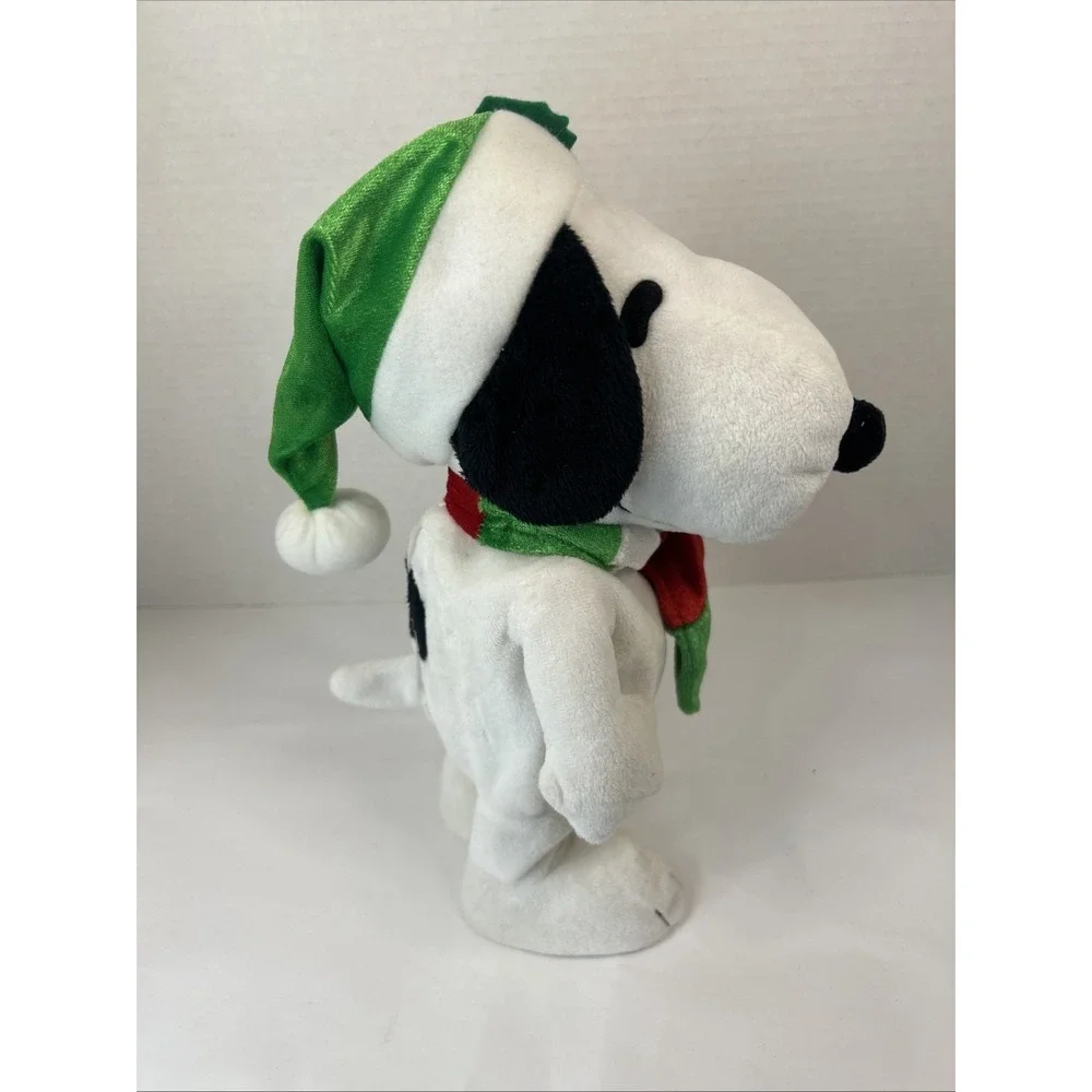Gemmy Snoopy Christmas Santa Musical Peanuts Side Stepper Dancing Plush 2013